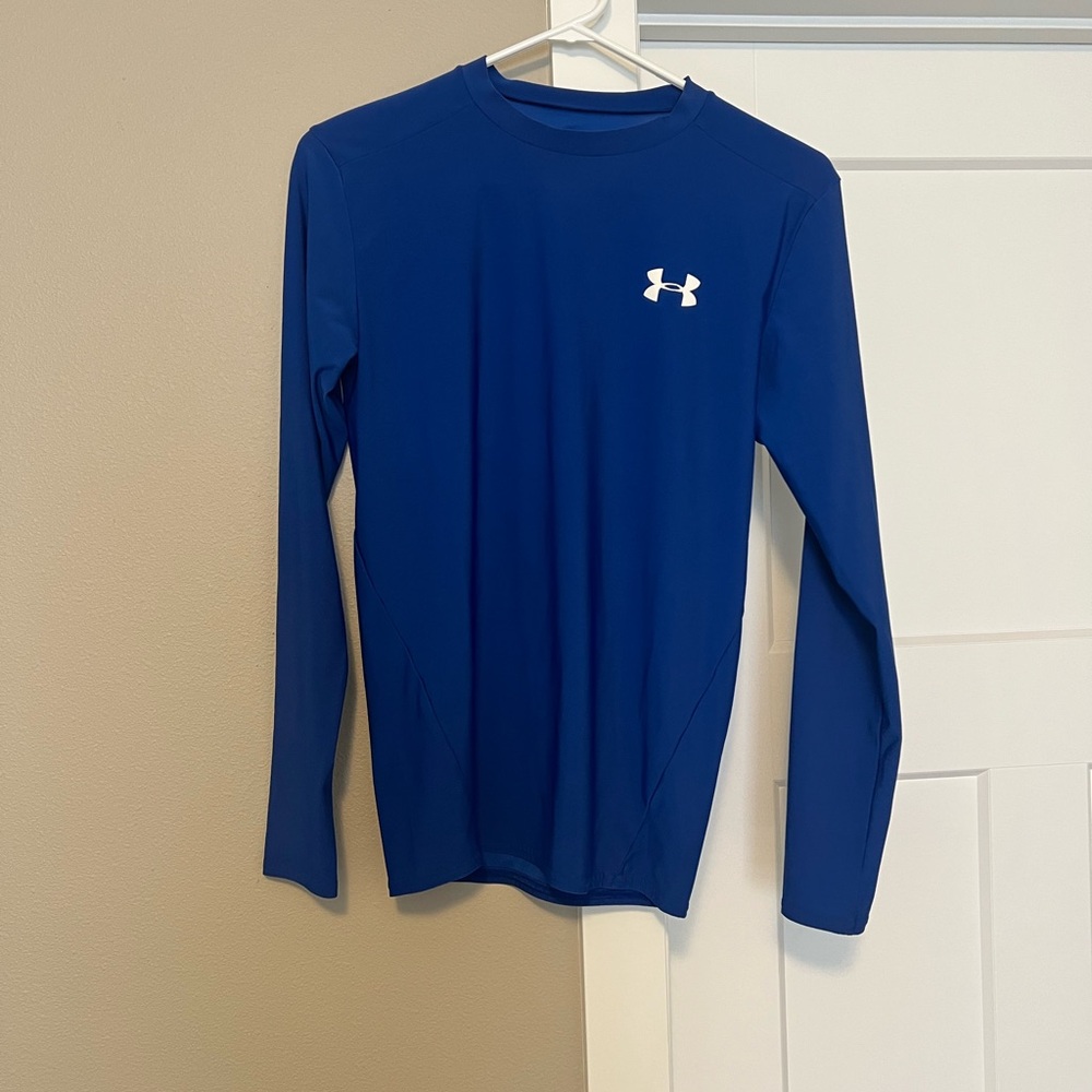 Under Armour Blue Long Sleeve Performance Tee